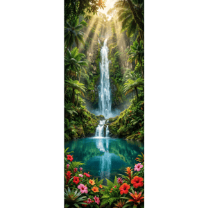 CAPA PAINEL PORTA PAISAGENS | TECIDO PREMIUM  | VÁRIOS MODELOS - 85cm x 2.10M