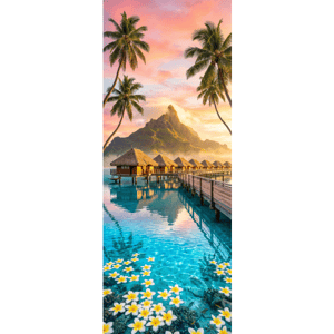 CAPA PAINEL PORTA PAISAGENS | TECIDO PREMIUM  | VÁRIOS MODELOS - 85cm x 2.10M