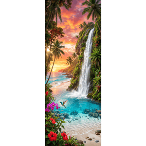 CAPA PAINEL PORTA PAISAGENS | TECIDO PREMIUM  | VÁRIOS MODELOS - 85cm x 2.10M