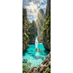 CAPA PAINEL PORTA PAISAGENS | TECIDO PREMIUM  | VÁRIOS MODELOS - 85cm x 2.10M