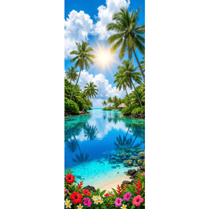 CAPA PAINEL PORTA PAISAGENS | TECIDO PREMIUM  | VÁRIOS MODELOS - 85cm x 2.10M