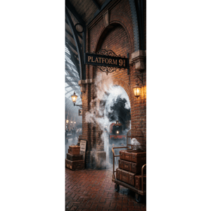 CAPA PAINEL PORTA HARRY POTTER | TECIDO PREMIUM  | VÁRIOS MODELOS - 85cm x 2.10M