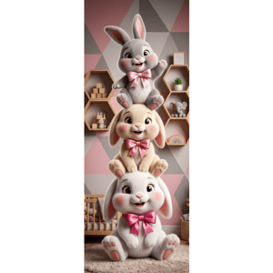 CAPA PAINEL PORTA COELHINHA| TECIDO PREMIUM  | VÁRIOS MODELOS - 85cm x 2.10M