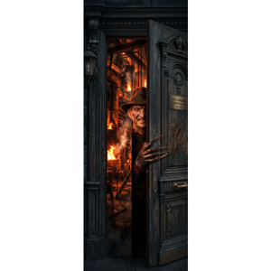 CAPA PAINEL PORTA HALLOWEEN | TECIDO PREMIUM  | VÁRIOS MODELOS - 85cm x 2.10M