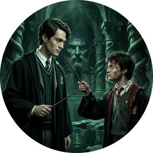 CAPA PAINEL REDONDO HARRY POTTER | TECIDO PREMIUM  | VÁRIOS MODELOS - 1.50X1.50M E 50X50CM