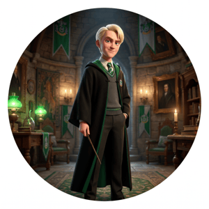CAPA PAINEL REDONDO HARRY POTTER | TECIDO PREMIUM  | VÁRIOS MODELOS - 1.50X1.50M E 50X50CM