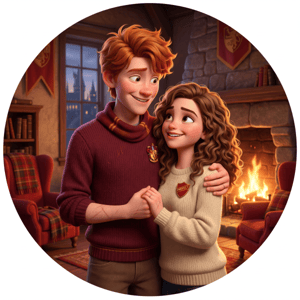 CAPA PAINEL REDONDO HARRY POTTER | TECIDO PREMIUM  | VÁRIOS MODELOS - 1.50X1.50M E 50X50CM