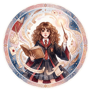 CAPA PAINEL REDONDO HARRY POTTER | TECIDO PREMIUM  | VÁRIOS MODELOS - 1.50X1.50M E 50X50CM