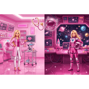 CAPA FUNDO FOTOGRÁFICO HORIZONTAL BARBIE | TECIDO PREMIUM | VÁRIOS MODELOS - 1.50X2.20CM