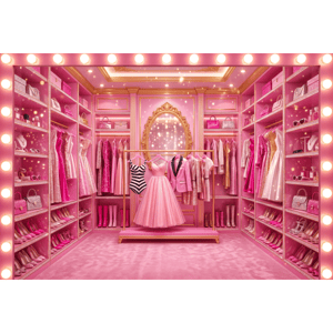 CAPA FUNDO FOTOGRÁFICO HORIZONTAL BARBIE | TECIDO PREMIUM | VÁRIOS MODELOS - 1.50X2.20CM