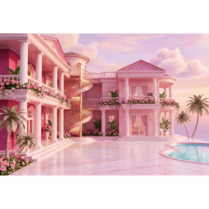 CAPA FUNDO FOTOGRÁFICO HORIZONTAL BARBIE | TECIDO PREMIUM | VÁRIOS MODELOS - 1.50X2.20CM