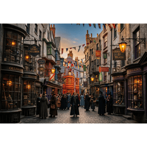 CAPA FUNDO FOTOGRÁFICO HORIZONTAL HARRY POTTER | TECIDO PREMIUM | VÁRIOS MODELOS - 1.50X2.20CM