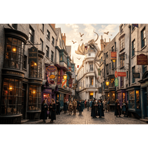 CAPA FUNDO FOTOGRÁFICO HORIZONTAL HARRY POTTER | TECIDO PREMIUM | VÁRIOS MODELOS - 1.50X2.20CM