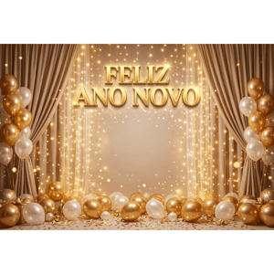 CAPA FUNDO FOTOGRÁFICO HORIZONTAL ANO NOVO | TECIDO PREMIUM | VÁRIOS MODELOS - 1.50X2.20CM