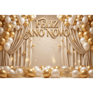 CAPA FUNDO FOTOGRÁFICO HORIZONTAL ANO NOVO | TECIDO PREMIUM | VÁRIOS MODELOS - 1.50X2.20CM