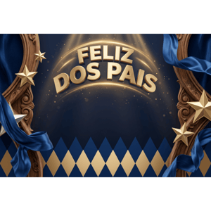 CAPA FUNDO FOTOGRÁFICO HORIZONTAL DIA DOS PAIS | TECIDO PREMIUM | VÁRIOS MODELOS - 1.50X2.20CM