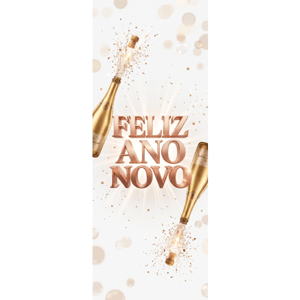 CAPA PAINEL PORTA ANO NOVO| TECIDO PREMIUM  | VÁRIOS MODELOS - 85cm x 2.10M