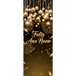 CAPA PAINEL PORTA ANO NOVO| TECIDO PREMIUM  | VÁRIOS MODELOS - 85cm x 2.10M