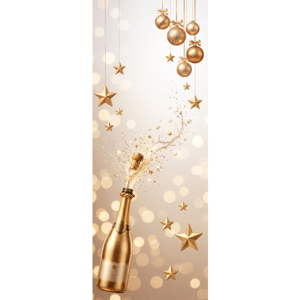 CAPA PAINEL PORTA ANO NOVO| TECIDO PREMIUM  | VÁRIOS MODELOS - 85cm x 2.10M
