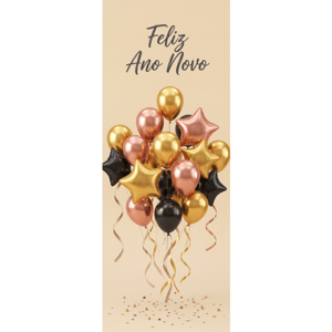 CAPA PAINEL PORTA ANO NOVO| TECIDO PREMIUM  | VÁRIOS MODELOS - 85cm x 2.10M