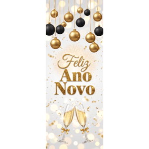 CAPA PAINEL PORTA ANO NOVO| TECIDO PREMIUM  | VÁRIOS MODELOS - 85cm x 2.10M