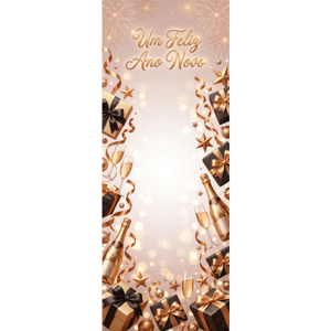 CAPA PAINEL PORTA ANO NOVO| TECIDO PREMIUM  | VÁRIOS MODELOS - 85cm x 2.10M