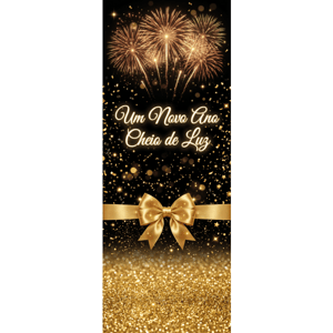 CAPA PAINEL PORTA ANO NOVO| TECIDO PREMIUM  | VÁRIOS MODELOS - 85cm x 2.10M