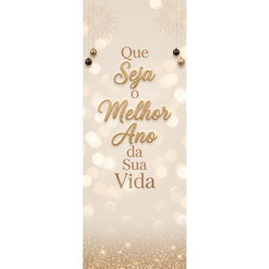 CAPA PAINEL PORTA ANO NOVO| TECIDO PREMIUM  | VÁRIOS MODELOS - 85cm x 2.10M