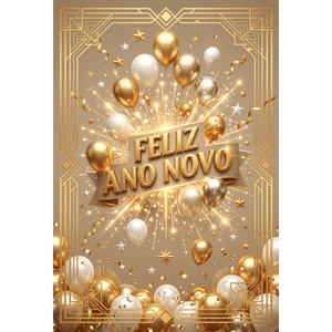 CAPA FUNDO FOTOGRÁFICO VERTICAL ANO NOVO | TECIDO PREMIUM | VÁRIOS MODELOS - 1.50X2.20CM