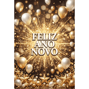 CAPA FUNDO FOTOGRÁFICO VERTICAL ANO NOVO | TECIDO PREMIUM | VÁRIOS MODELOS - 1.50X2.20CM
