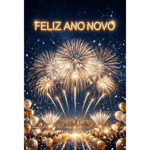 CAPA FUNDO FOTOGRÁFICO VERTICAL ANO NOVO | TECIDO PREMIUM | VÁRIOS MODELOS - 1.50X2.20CM