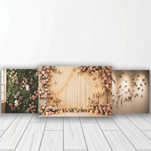 CAPA FUNDO FOTOGRÁFICO HORIZONTAL BORBOLETA| TECIDO PREMIUM  | VÁRIOS MODELOS - 2.20X1.50M Tecido: Helanca 2.20X1.50M    