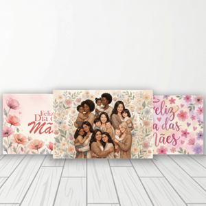 CAPA FUNDO FOTOGRÁFICO HORIZONTAL DIA DAS MÃES | TECIDO PREMIUM  | VÁRIOS MODELOS - 2.20X1.50M Tecido: Helanca 2.20X1.50M    