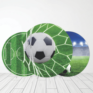 CAPA PAINEL REDONDO FUTEBOL | TECIDO PREMIUM  | VÁRIOS MODELOS - 1.50X1.50M E 50X50CM Tecido: Helanca 1.50x1.50m E 50X50cm    