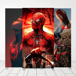 CAPA FUNDO ROMANO HOMEM ARANHA   | TECIDO PREMIUM  | VÁRIOS MODELOS. - 1X2M Tecido: Helanca 1X2M    