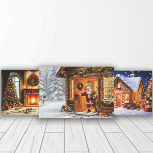 CAPA FUNDO FOTOGRÁFICO HORIZONTAL NATAL| TECIDO PREMIUM  | VÁRIOS MODELOS - 2.20X1.50M Tecido: Helanca 2.20X1.50M    