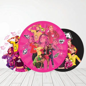 CAPA PAINEL REDONDO EMILY VICK | TECIDO PREMIUM  | VÁRIOS MODELOS - 1.50X1.50M E 50X50CM Tecido: Helanca 1.50x1.50m E 50X50cm    