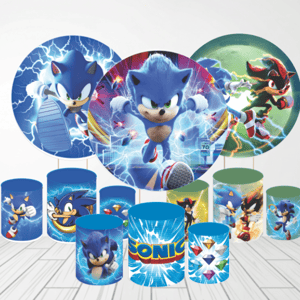 KIT CAPA PAINEL REDONDO E CILÍNDROS SONIC | TECIDO PREMIUM  | VÁRIOS MODELOS. Tecido: Helanca     