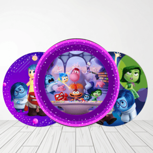 CAPA PAINEL REDONDO DIVERTIDAMENTE | TECIDO PREMIUM  | VÁRIOS MODELOS - 1.50X1.50M E 50X50CM Tecido: Helanca 1.50x1.50m E 50X50cm    