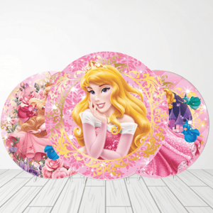 CAPA PAINEL REDONDO PRINCESA BELA ADORMECIDA AURORA | TECIDO PREMIUM  | VÁRIOS MODELOS - 1.50X1.50M E 50X50CM Tecido: Helanca 1.50x1.50m E 50X50cm    