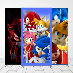 CAPA FUNDO ROMANO SONIC | TECIDO PREMIUM  | VÁRIOS MODELOS. - 1X2M Tecido: Helanca 1X2M    