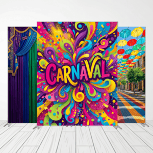 CAPA FUNDO FOTOGRÁFICO VERTICAL CARNAVAL | TECIDO PREMIUM  | VÁRIOS MODELOS - 1.50X2.20M Tecido: Helanca 1.50x2.20M    