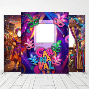 CAPA FUNDO INTERATIVO CARNAVAL | TECIDO PREMIUM  | VÁRIOS MODELOS - 1.50X2.20M Tecido: Helanca 1.50X2.20M    