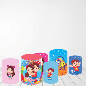 TRIO CAPA DE CILINDROS MARIA CLARA E JP | TECIDO PREMIUM  | VÁRIOS MODELOS Tecido: Helanca 1.50x1.50m E 50X50cm    