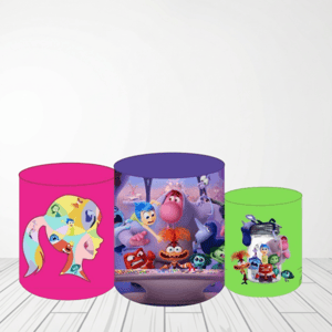 TRIO CAPA DE CILINDROS DIVERTIDAMENTE | TECIDO PREMIUM