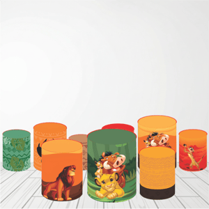 TRIO CAPA DE CILINDROS REI LEÃO | TECIDO PREMIUM  | VÁRIOS MODELOS Tecido: Helanca 1.50x1.50m E 50X50cm    