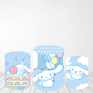 TRIO CAPA DE CILINDROS HELLO KITTY | TECIDO PREMIUM Tecido: Helanca 1.50x1.50m E 50X50cm    