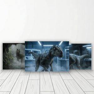 CAPA FUNDO FOTOGRÁFICO HORIZONTAL DINOSSAURO | TECIDO PREMIUM  | VÁRIOS MODELOS - 2.20X1.50M Tecido: Helanca 2.20X1.50M    