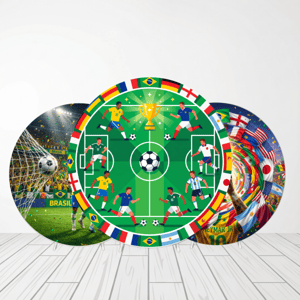 CAPA PAINEL REDONDO COPA DO MUNDO 2026 | TECIDO PREMIUM  | VÁRIOS MODELOS - 1.50X1.50M E 50X50CM Tecido: Helanca 1.50x1.50m E 50X50cm    
