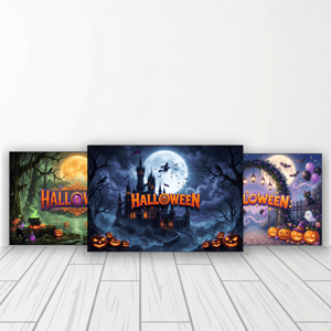 CAPA FUNDO FOTOGRÁFICO VERTICAL HALLOWEEN | TECIDO PREMIUM | VÁRIOS MODELOS - 1.50X2.20CM Tecido: Helanca 1.50x2.20CM    